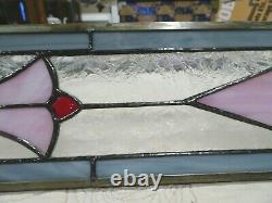 Stunning Stained Glass Panels (Pair Set of 2) 35.5 x 4.5