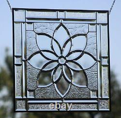 Sunny Beveled Stained Glass 4 SQFT. Ready to Hang