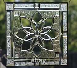 Sunny Beveled Stained Glass 4 SQFT. Ready to Hang