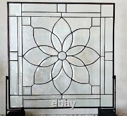 Sunny Beveled Stained Glass 4 SQFT. Ready to Hang