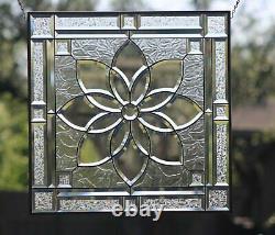 Sunny Beveled Stained Glass 4 SQFT. Ready to Hang