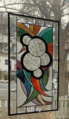 THE INNER CIRCLES Stained Glass Window Panel(Signed and Dated)