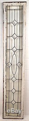 Tall Vintage Stained Glass Window Panel (1693)NJ