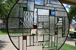 The Choice Is Clear 20 Inch Stained Glass Window Panel