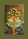 Tiffany Stained Glass Glass Window Panels Tree of Hope 20 x 32 Matching PAIR