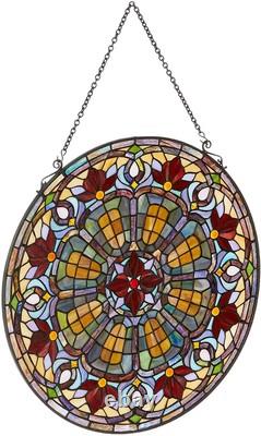Tiffany Stained Glass Panel 24 Multicolor JP22N