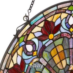 Tiffany Stained Glass Panel 24 Multicolor JP22N