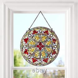 Tiffany Stained Glass Panel 24 Multicolor JP22N