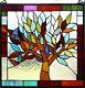 Tiffany Stained Glass Tree Of Life Window Panel