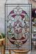 Tiffany Stained Glass Window Elegant Victorian Beveled Pieces Window Panel