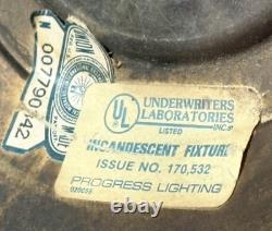 Tiffany-Style Arts Crafts Leaded 17 Stained Slag Glass Hanging Light-Vtg 1970s