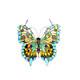 Tiffany Style Butterfly Stained Glass Window Panel Handcrafted Suncatcher, 21