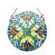 Tiffany Style Stained Glass 20 Diameter Round Window Panel LAST ONE THIS PRICE