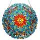 Tiffany Style Stained Glass 21 Round Window Panel Victorian LAST ONE THIS PRICE