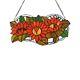 Tiffany Style Stained Glass Floral Sunflowers Hanging Window Panel Suncatcher