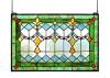 Tiffany Style Stained Glass Green WindowithWall Panels 24 X 16