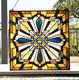Tiffany Style Stained Glass Hanging Window Panel Suncatcher Mission Design 20