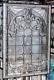 Tiffany Style Stained Glass Window Panel Fleur Lis -Beveled, Clear & Iridescent