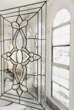 Tiffany Style Stained Glass Window Panel Hand Cut Beveled Pieces ROYAL