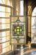 Tiffany Style Stained Glass Window Panel Hand Cut Pieces CELTIC KNOT