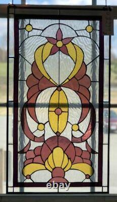 Tiffany Style Stained Glass Window Panel, New in Box
