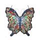 Tiffany Style Stained Glass Window Panel Suncatcher Butterfly Design