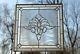 Tiffany Style stained glass Clear Beveled window panel 20.5 x 20.5
