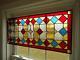 Tiffany Styled Stained Glass Transom Window Suncatcher Panel Valance 30x13.5