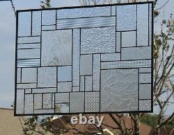 Total Privacy Stained Glass Window Panel-27 1/2 x 20 1/2 HMD-US