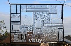 Total Privacy Stained Glass Window Panel-27 1/2 x 20 1/2 HMD-US