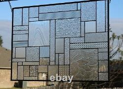 Total Privacy Stained Glass Window Panel-27 1/2 x 20 1/2 HMD-US