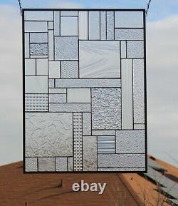 Total Privacy Stained Glass Window Panel-27 1/2 x 20 1/2 HMD-US