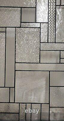 Total Privacy Stained Glass Window Panel-27 1/2 x 20 1/2 HMD-US