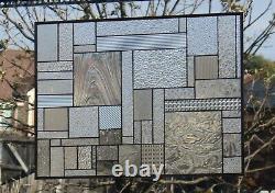 Total Privacy Stained Glass Window Panel-27 1/2 x 20 1/2 HMD-US