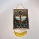 Tree Of Life Stained Glass Panel Signed Louis C. Tiffany. Reproduction. 13X9