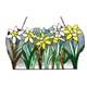 Tulips Floral Tiffany Style Stained Glass Window Panel Spring Decor Flowers