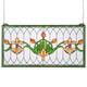 VEVOR Stained Glass Window Panel, 32 x 17 in, Tiffany 32 x 17 Multicolor