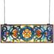 VEVOR Stained Glass Window Panel Tiffany Style Hanging Window Panel 35.1x12.9