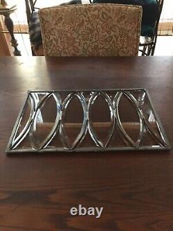 VTG Architectural Beveled Leaded Stained Glass Window Panel 19.5 x 12.5