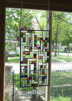 Vibrant Stained Glass Window Panel EBSQ Artist