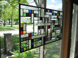 Vibrant Stained Glass Window Panel EBSQ Artist