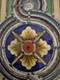 Victorian 19th Century Stained Glass Window Panel 18x11