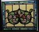 Victorian Leaded Stained Glass Panel Floral Design
