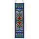 Victorian Stained Glass Fleur De Lis Window Panel