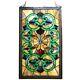 Victorian Stained Glass Hanging Window Panel Home Decor Suncatcher 28H