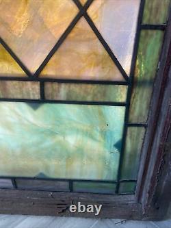 Victorian Stained Glass Window Panels Wellsboro United Methodist Church 75x36