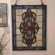 Victorian Style Stained Glass Panel Window Hanging Suncatcher 24