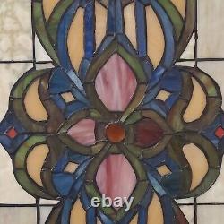 Victorian Style Stained Glass Panel Window Hanging Suncatcher 24