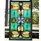 Victorian Theme Tiffany Style Stained Glass Window Panel Suncatcher 26x15