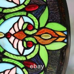 Victorian Tiffany Style Stained Glass Hanging Window Panel Suncatcher